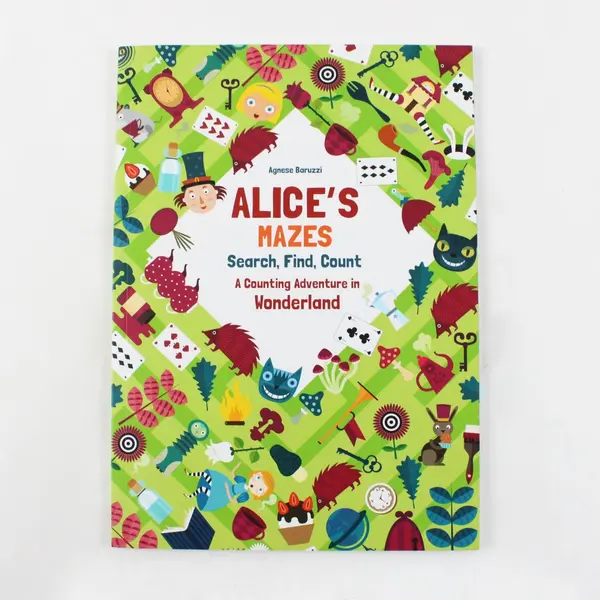 Alice's Mazes A Counting Adventure in Wonderland Search Find Count 2019 PB