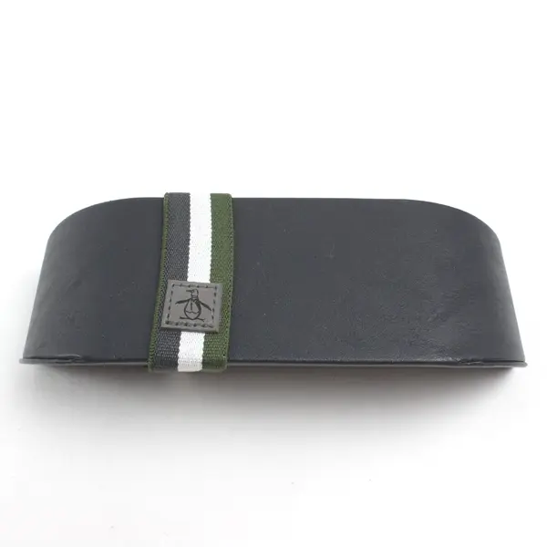 Original Penguin Eyeglasses Case Black Semi-Hard Flip-Top