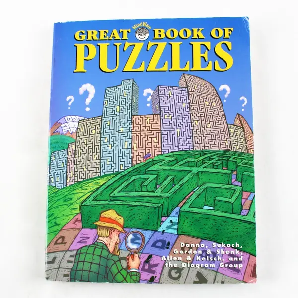 The Great Book of Puzzles 1999 PB Diagram Group Danna Gordon Shenk Allen Kelsch