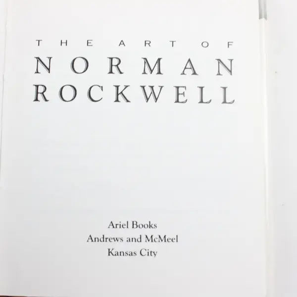 The Art of Norman Rockwell Mini Book 4 x 3.5 in Good Condition