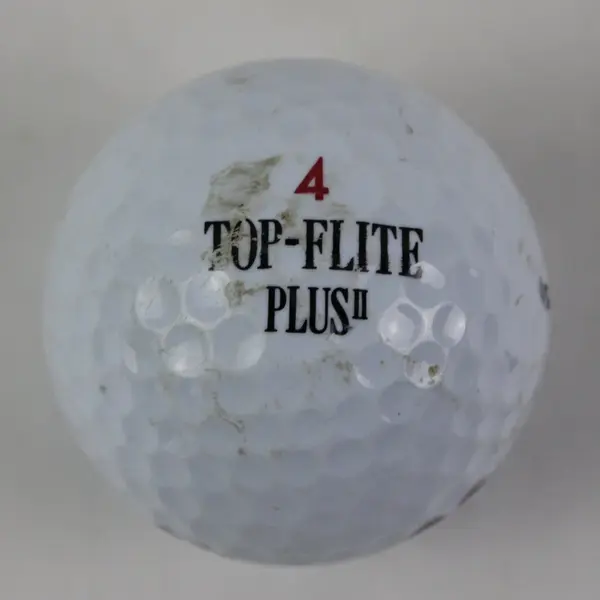 4 Mixed-Model Top Flite Golf Balls Used Pre-Owned Practice