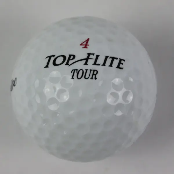 4 Mixed-Model Top Flite Golf Balls Used Pre-Owned Practice