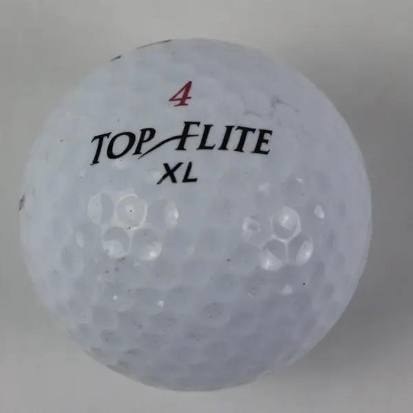 4 Mixed-Model Top Flite Golf Balls Used Pre-Owned Practice