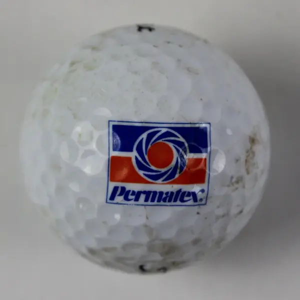 3 Mixed Brand Golf Balls Titleist Permanex Heddington Used Practice