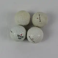 4 Mixed Brand Used Golf Balls Top-Flite Spalding 422 State Farm