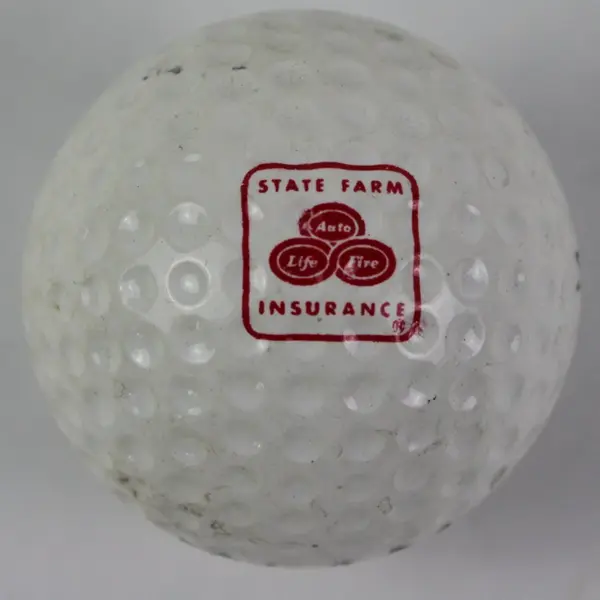 4 Mixed Brand Used Golf Balls Top-Flite Spalding 422 State Farm