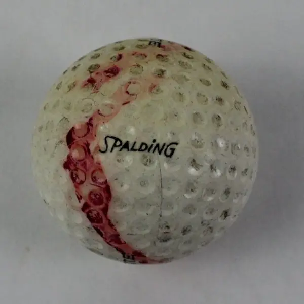 Mixed Brand Top-Flite & Spalding Practice Golf Balls, 4 Pre-Owned