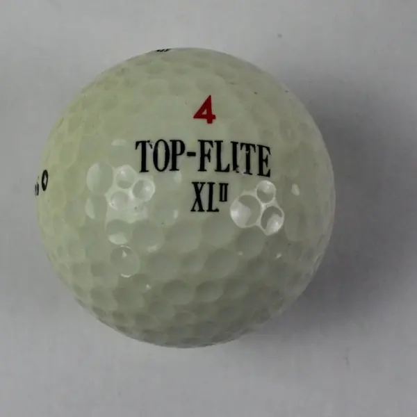 Mixed Brand Top-Flite & Spalding Practice Golf Balls, 4 Pre-Owned