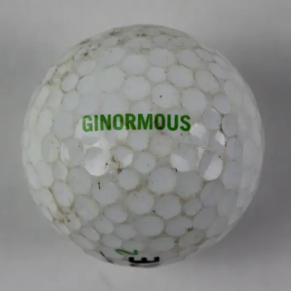 Lot of 2 Nike Juice 2 & Ginormous Golf Balls Neon Yellow White Used