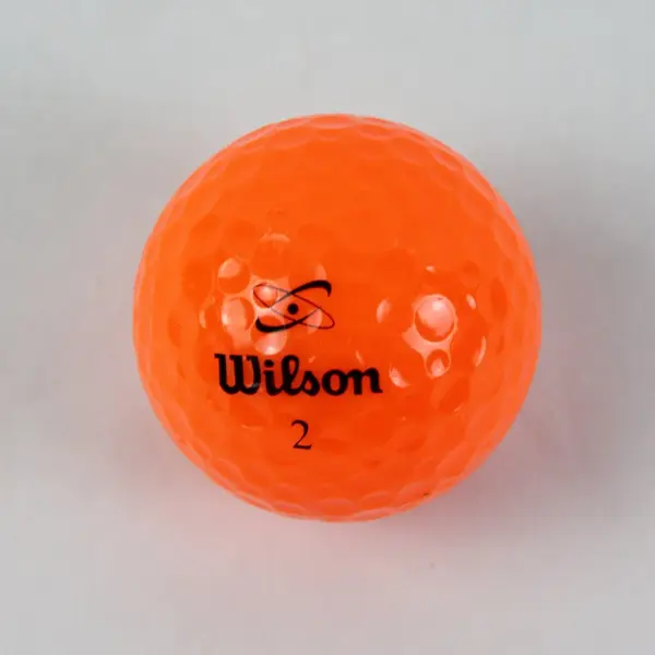 Wilson Series 2 Neon Orange Golf Ball Used