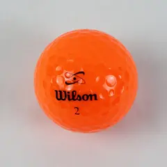 Wilson Series 2 Neon Orange Golf Ball Used