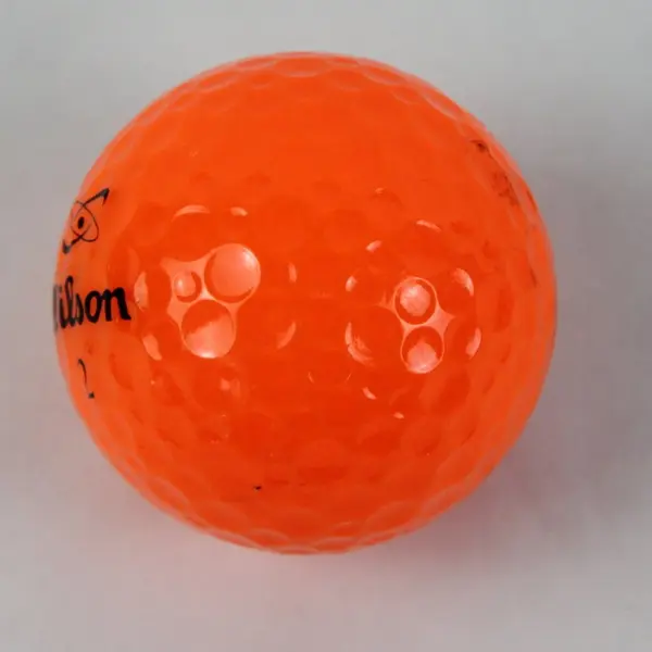 Wilson Series 2 Neon Orange Golf Ball Used