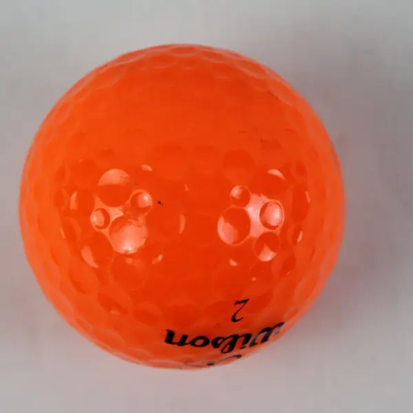 Wilson Series 2 Neon Orange Golf Ball Used