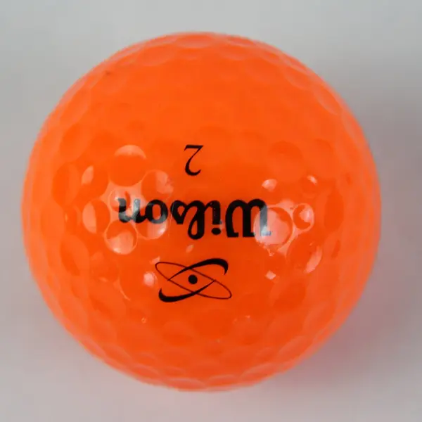 Wilson Series 2 Neon Orange Golf Ball Used