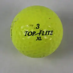Top Flite XL Series 3 Neon Yellow Golf Ball Used