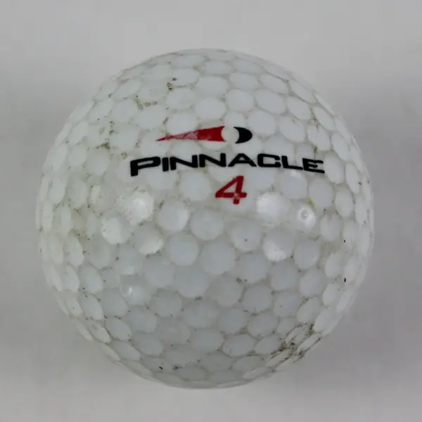 Lot of 3 Pinnacle Golf Balls White Used Mixed Series
