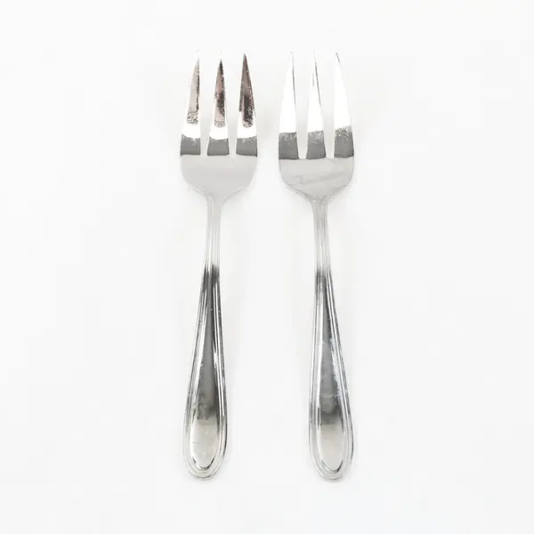 Lot of 2 Wallace Serving Forks 8.5" Used Flatware