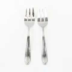 Lot of 2 Wallace Serving Forks 8.5" Used Flatware