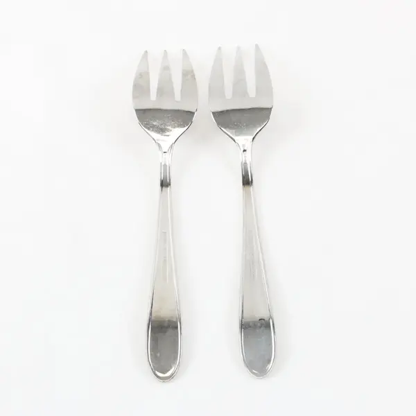 Lot of 2 Wallace Serving Forks 8.5" Used Flatware