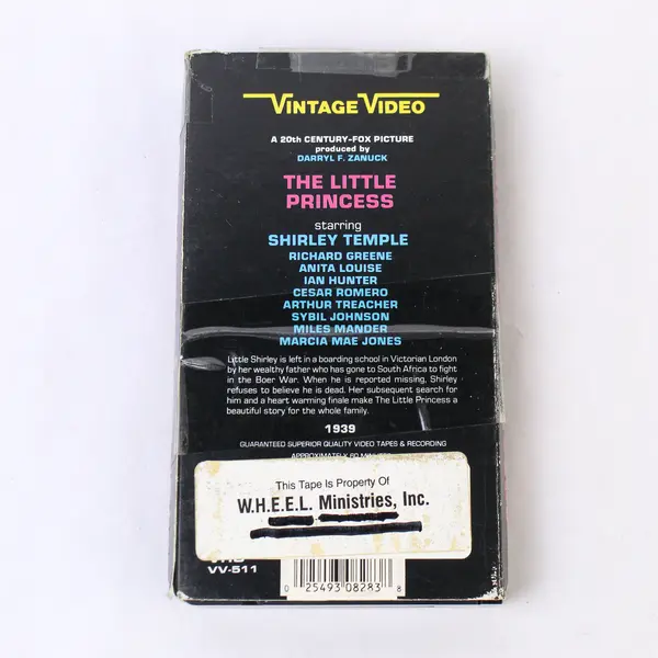 Shirley Temple The Little Princess VHS 20th Century Fox Vintage Classic