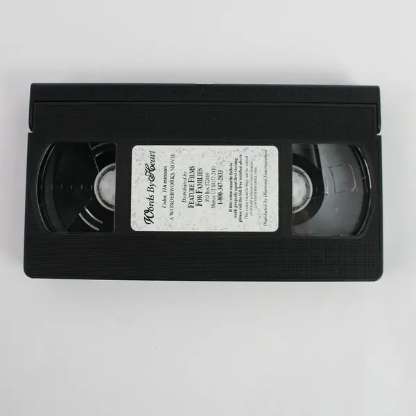Words By Heart 1984 Film 1993 VHS Feature Films For Families - Good Condition