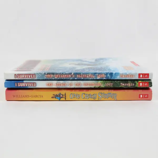 Lot of 3 Scholastic Books 2 From Lauren Tarshis 1 From Rita Williams-Garcia PB