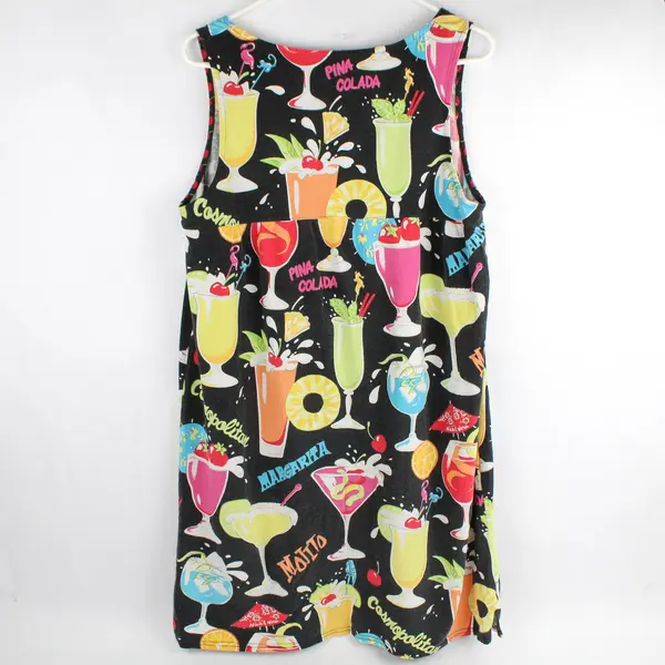 Soma Full LengthTropical Multicolor Floral Maxi Halter Dress Womens Large