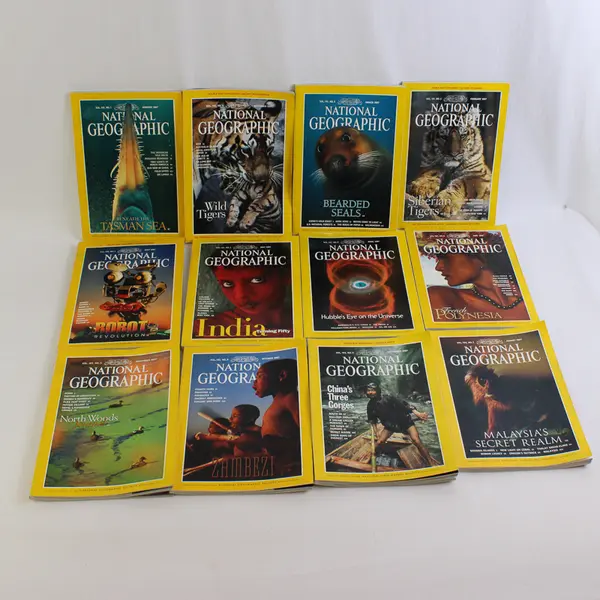 National Geographic Magazine 1997 Complete Collection Set of 12