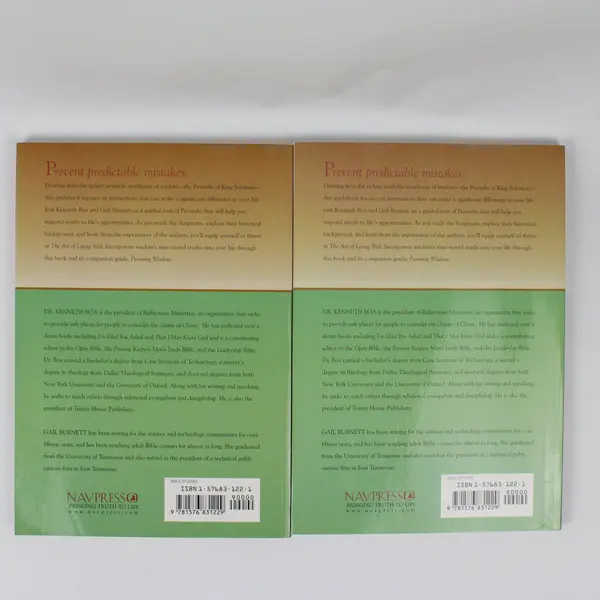 Lot of 2 The Art of Living Well A Biblical Approach 1999 PB Guide Book Series