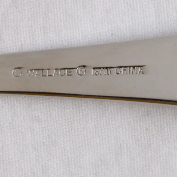Lot Of 7 Continental Classic Wallace Serving Set Forks & Spoons Stainless Steel 