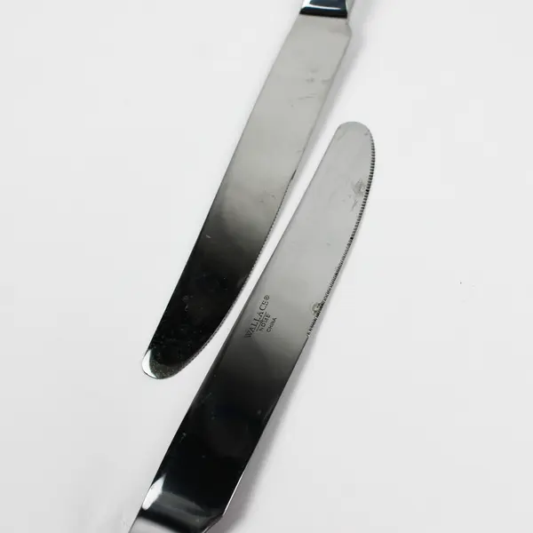 Lot Of 10 Continental Classic Wallace French Hollow Knives Stainless Steel 