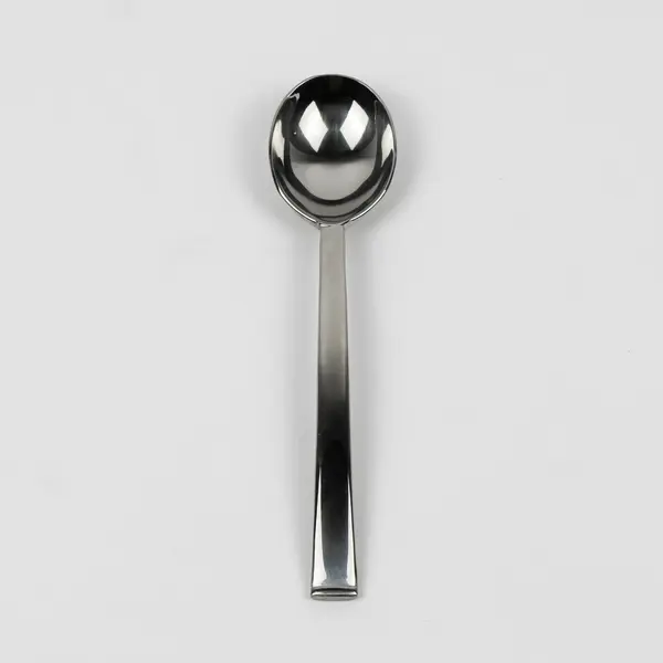 Dansk Flatware Ameni.T 18/10 Stainless Round Bowl Soup Spoon 7.5 Inches