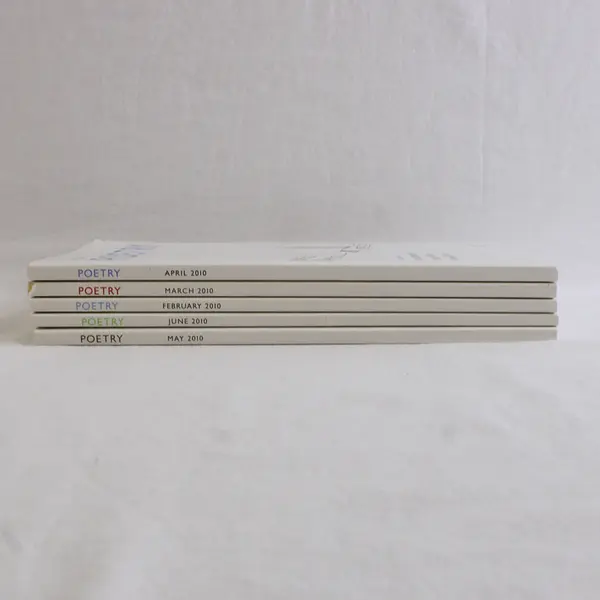 Lot of 5 Poetry Magazines February March April May June 2010 Paperback