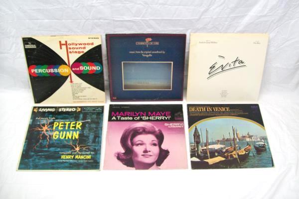 Lot Of 6 Stage & Screen Vinyl Records ~ Some Are Evita A Taste Of Sherry