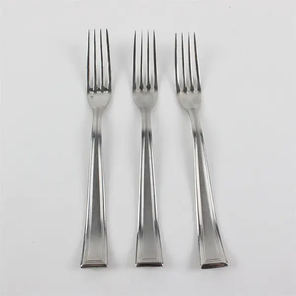 Lot of 3 Fortessa Flatware Forks 18-10 Stainless Steel Unknown Pattern