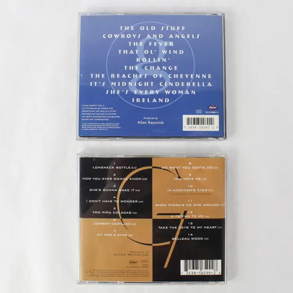 Lot of 2 Vintage Garth Brooks CDs: Fresh Horses (1995) & Sevens (1997)
