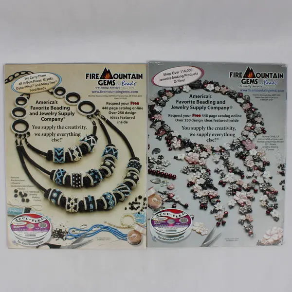 Lot of 2 Beadwork Magazine Feb/March & April/May 2013 