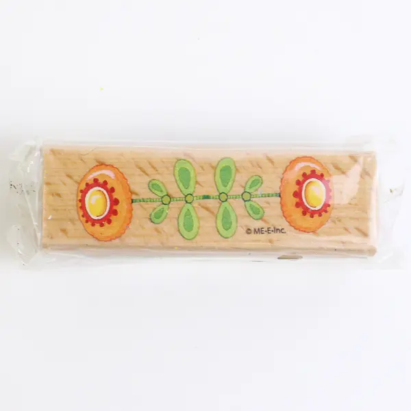 Lot of 5 Fun Rubber Stamps Wood Mounted Owls Flower Friends Handmade With Love