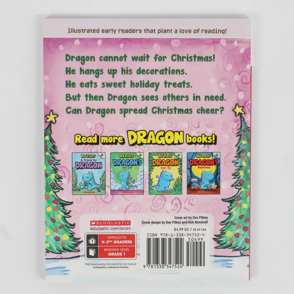 Dragon's Merry Christmas by Dav Pilkey 2020 Scholastic Paperback