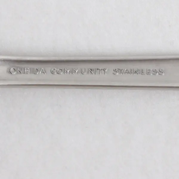 Oneida Community Estate Monogram Serving Set Stainless Steel Flatware Satin