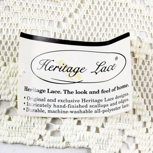Set of 4 Heritage Lace Alpine Angels Off-White Placemats 14"x20" NEW