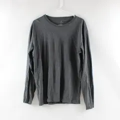 Stafford Men's M Gray Cotton Long Sleeve Crew Neck Pullover Shirt