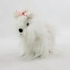 Vintage Ganz Webkinz Yorkie Plush White HM070 8in