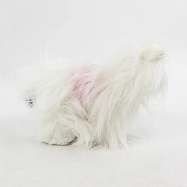 Vintage Ganz Webkinz Yorkie Plush White HM070 8in