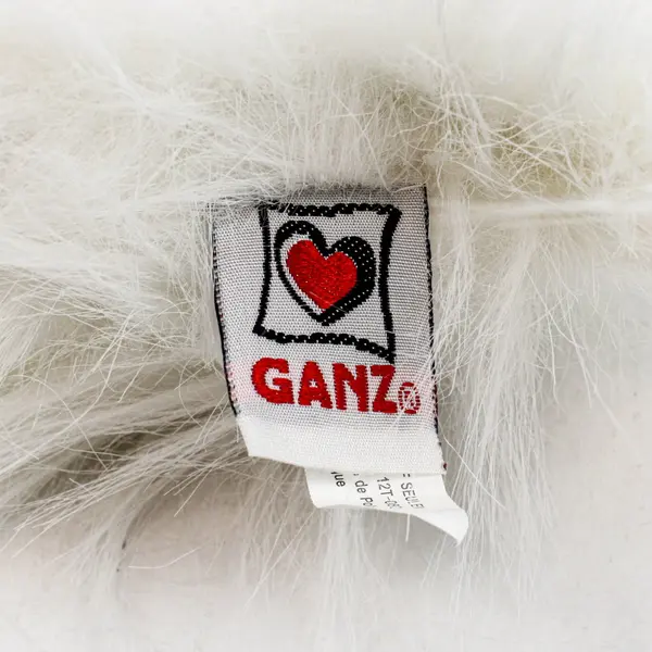 Vintage Ganz Webkinz Yorkie Plush White HM070 8in