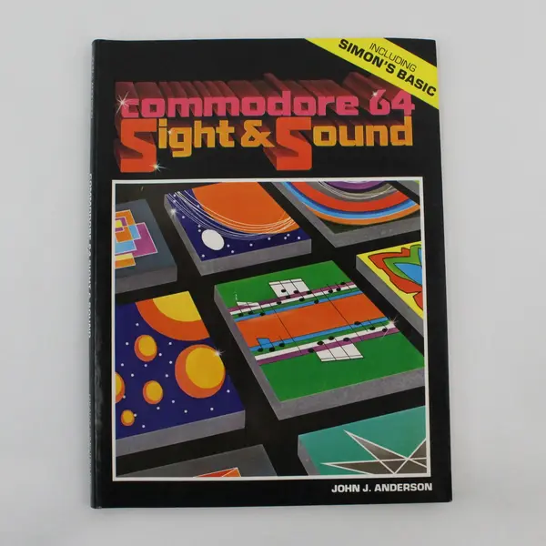 1984 Vintage Commodore 64 Sight and Sound Computing Book by John J. Anderson