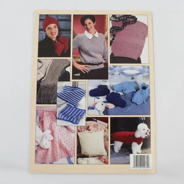 '97 Vintage Leisure Arts I Can't Believe I'm Knitting For Beginners Leaflet 2984