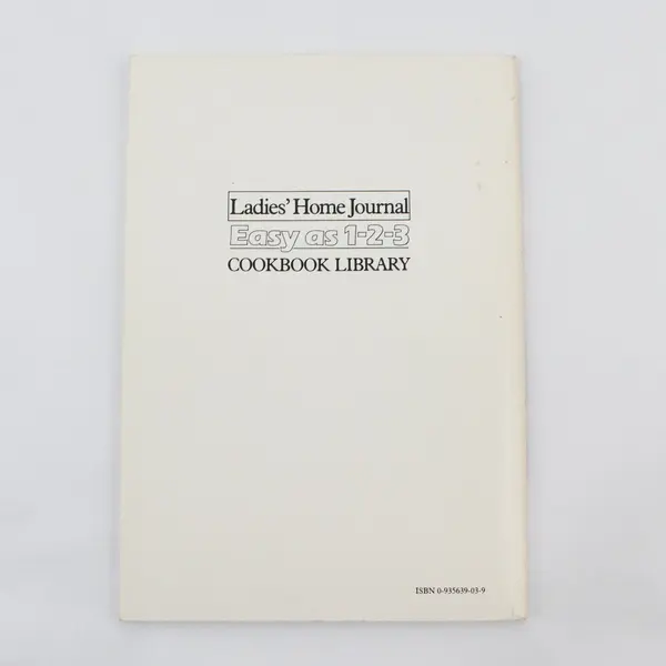 Vintage 1985 Ladies' Home Journal Easy As 1-2-3 Entertaining Cookbook