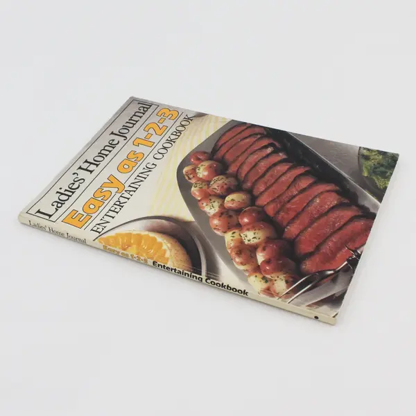 Vintage 1985 Ladies' Home Journal Easy As 1-2-3 Entertaining Cookbook