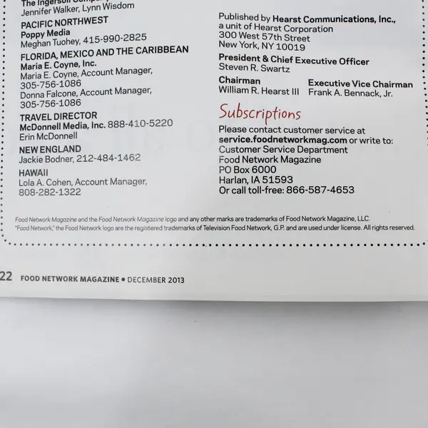Food Network Magazine Festive Sweets Plus Bonus Booklet December 2013